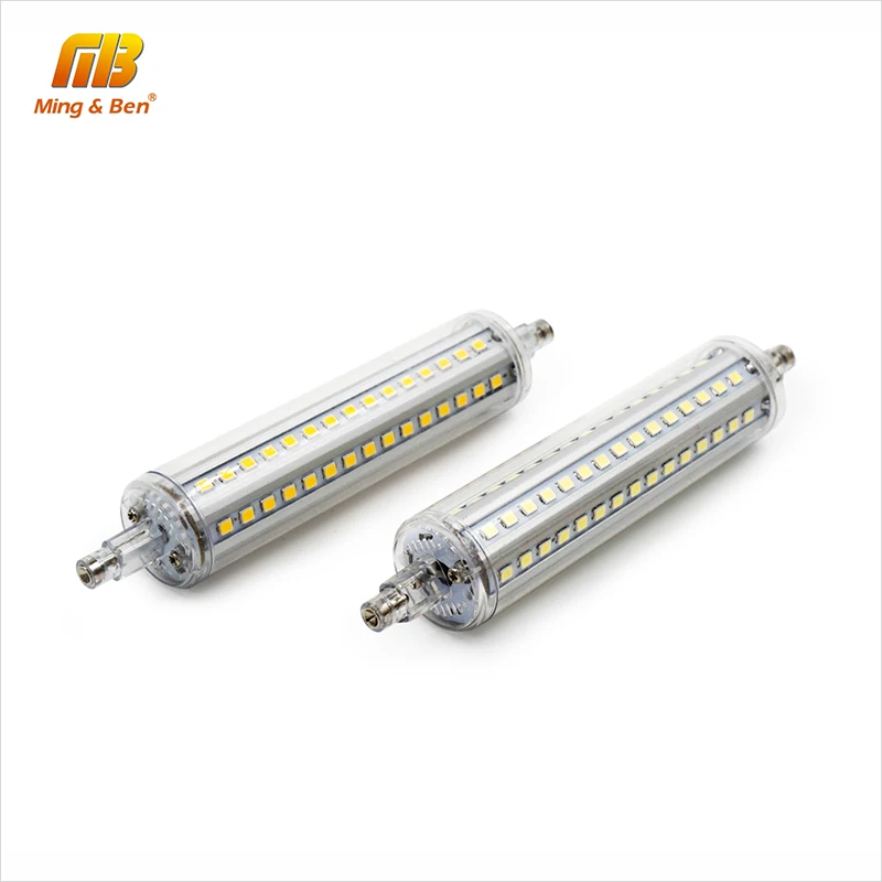 Светодиодный Диммируемый Светильник R7S Corn SMD2835 5 Вт 10 15 светодиодный светильник AC