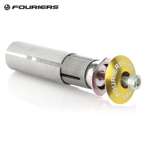gold Fouriers аллюминевый сплав насадка-расширитель для гарнитуры штепсельный стержень Верхняя Крышка Для 28,6 мм 1 1/" Steerer Углеродные наушники для вилки передней оси велосипед расширитель - Цвет: gold