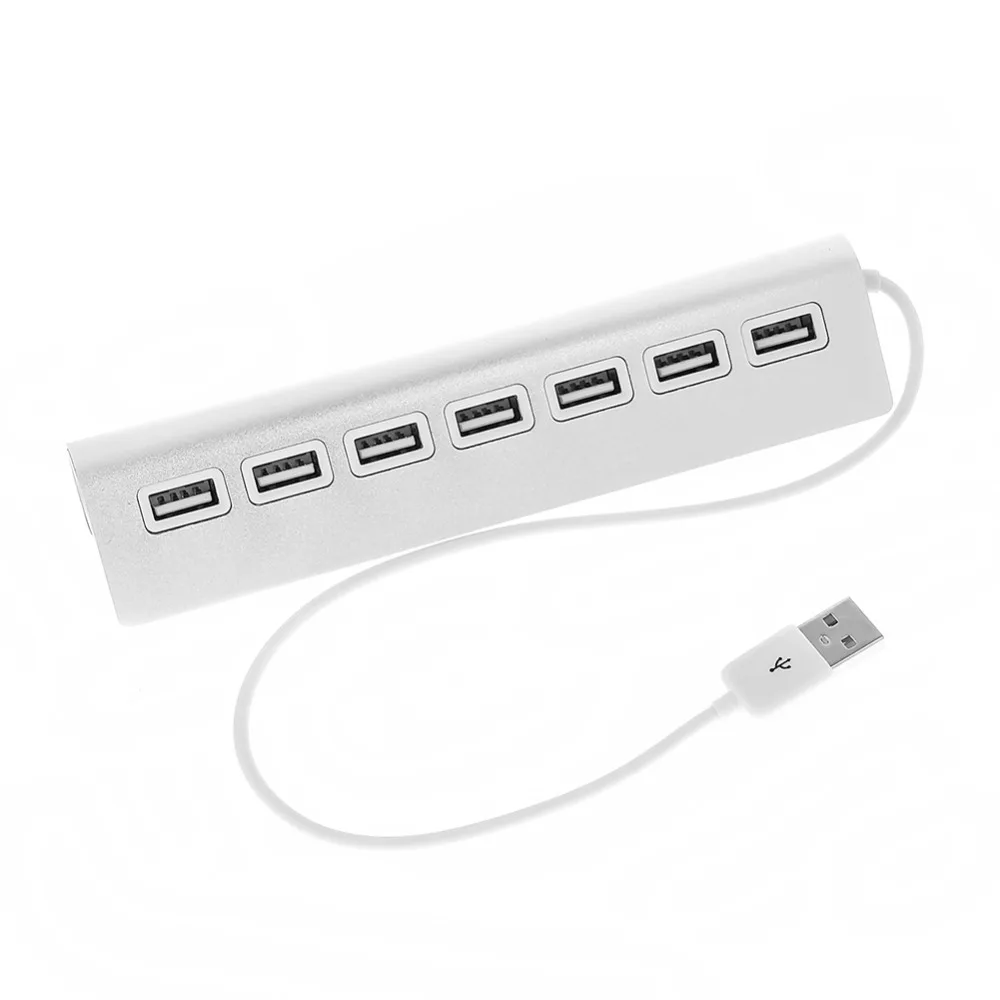 Адаптер разветвитель внешний с 7 портами USB 2 0 и функцией