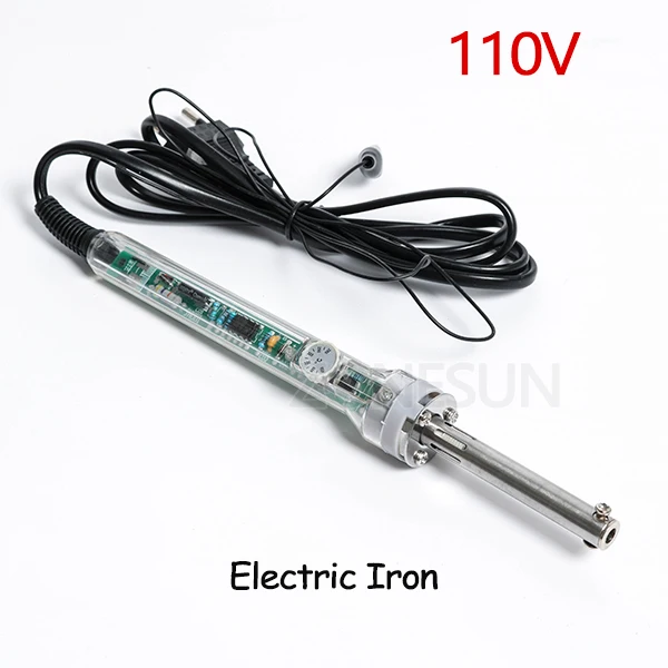 Only 110V ZONESUN 10 шт. одна линия 1-8 мм кожаный край для герметизации DIY инструмент латунь паяльник край маркировки кожевенное ремесло инструмент embosser - Цвет: Only 110V