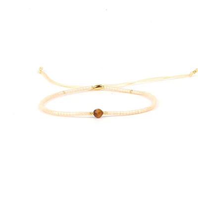 Agate beads KELITCH браслеты дружбы, ювелирные изделия, бисерный Хрустальный Браслет, Браслеты-шармы, одна упаковка, браслет ручной работы для подарка - Окраска металла: Agate beads