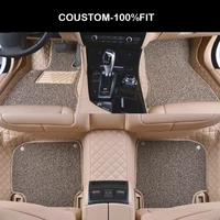 hlfntf custom car floor mats for peugeot 206 207 2008 301 307 308sw 3008 408 508 rcz car styling car carpet