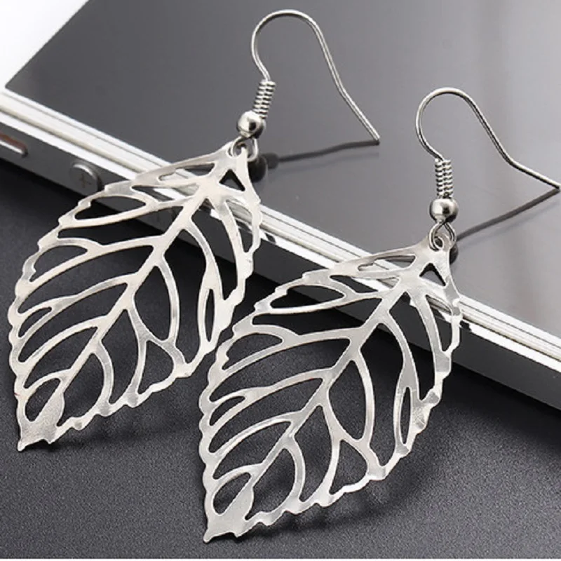 НОВЫЕ шикарные висячие серьги из металла ручной работы Boho легкие эффектные