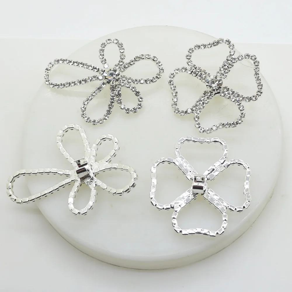 1 шт./лот четыре Стиль искусственного кристалла хвостовик металлические Интимные