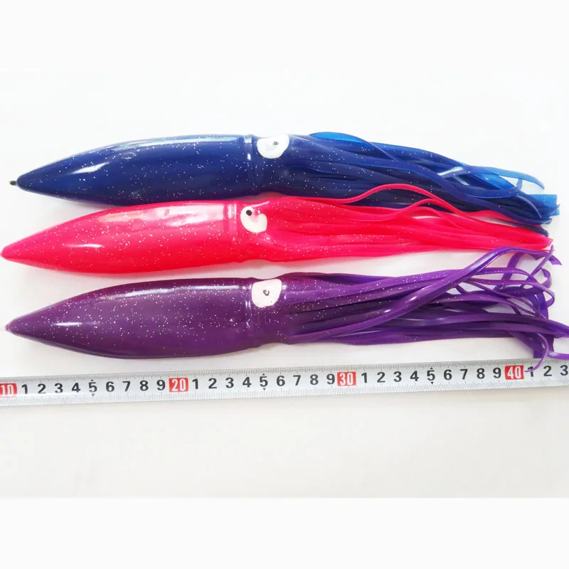 3 шт. рыболовная приманка 13 дюймов 34 см 44 г|soft plastic fishing lures|fishing lureskirt lure |