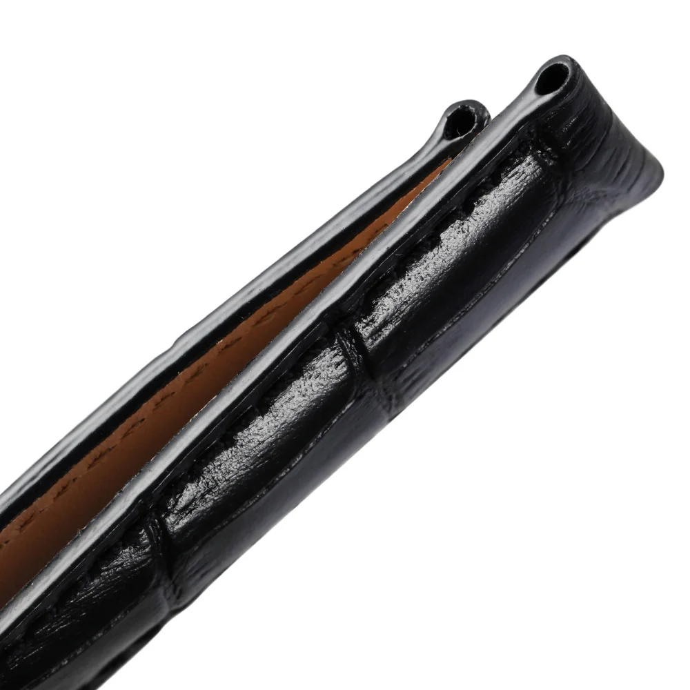 Ремешок для часов из натуральной кожи с пряжкой под розовое золото | Наручные