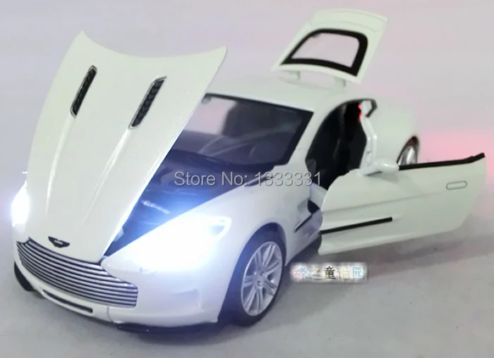 Литой под давлением в масштабе 1:32 Aston Martin One 77 игрушечный автомобиль из