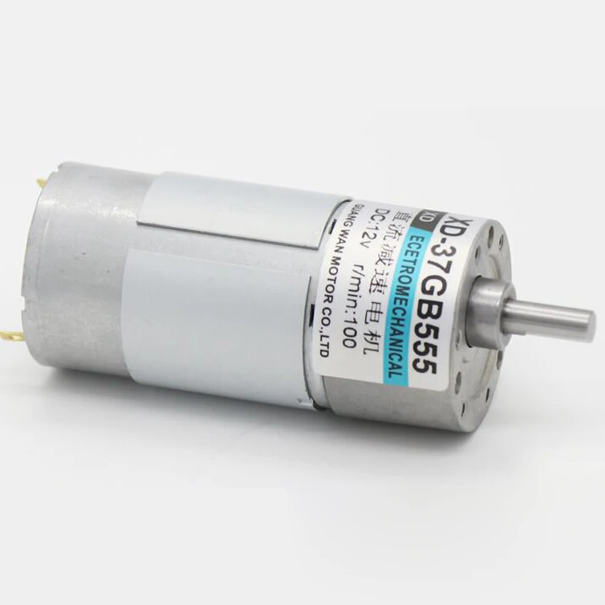 12V/24V 10wr XD 37GB520 миниатюрный DC двигатель с редуктором низкая скорость высокий