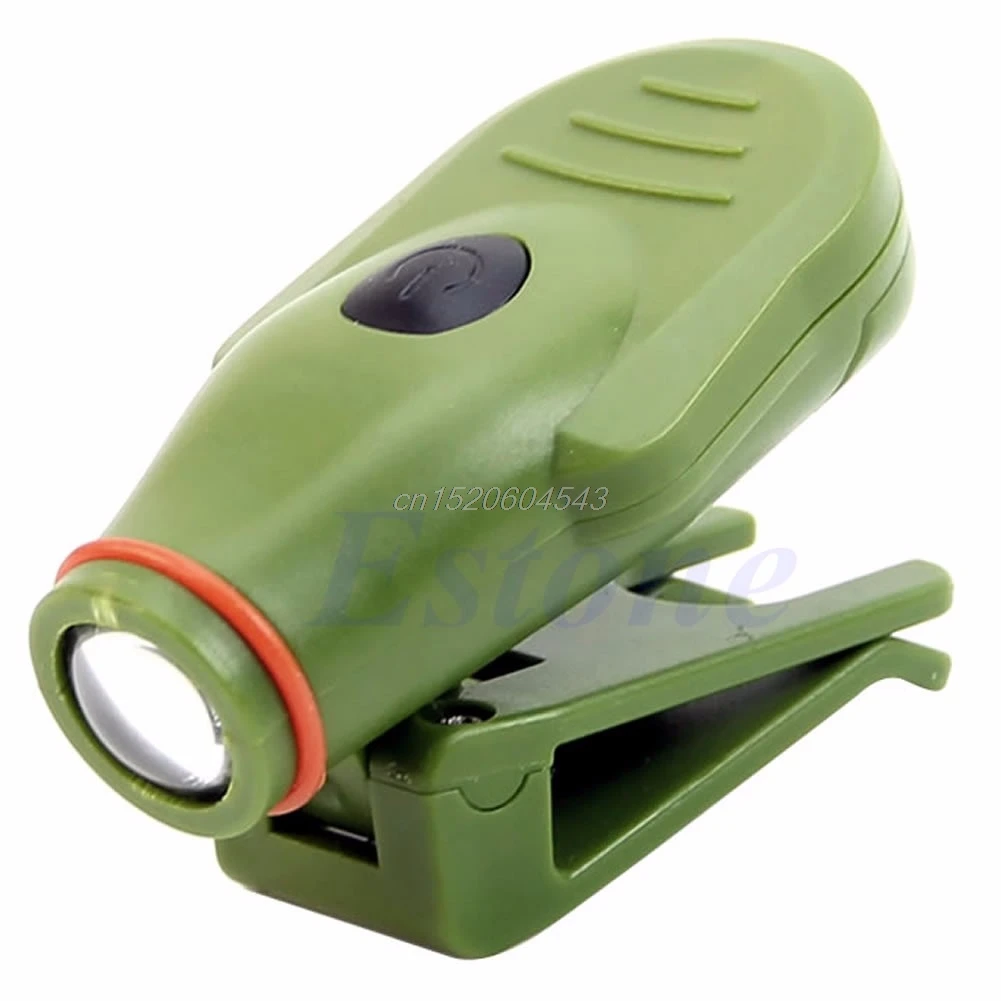 Яркий клип на светодиодный лампа шапку налобный фонарь для охоты рыбалки