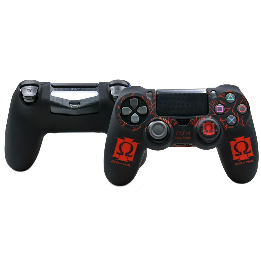 3 цвета силиконовый чехол толще полный пакет декоративное покрытие для Playstation4 PS4