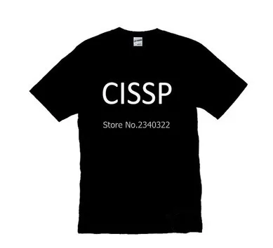 Черный IT интернет CISSP футболка Information system безопасная профессиональная хлопковая футболка с короткими рукавами - Цвет: Черный