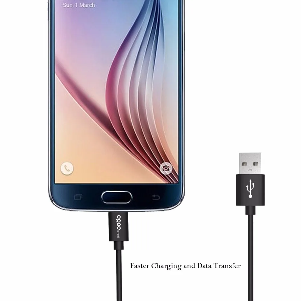 CRDC [5 Pack] кабель Micro USB адаптер быстрой зарядки 5V2A зарядное устройство для передачи