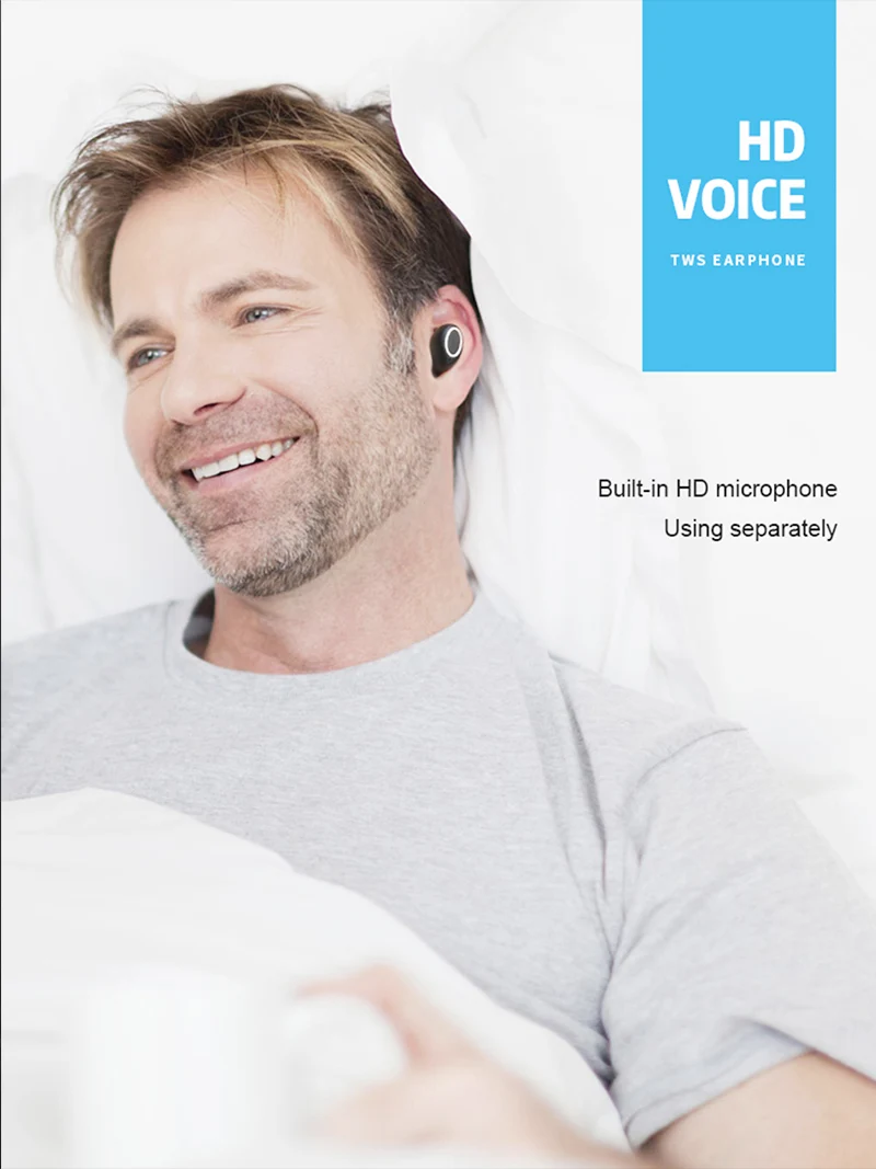 3D стерео звук Bluetooth5.0 наушники Портативный наушники-вкладыши TWS с Беспроводной сенсорный вкладыши с зарядом Чехол Спорт бас Водонепроницаемый гарнитура