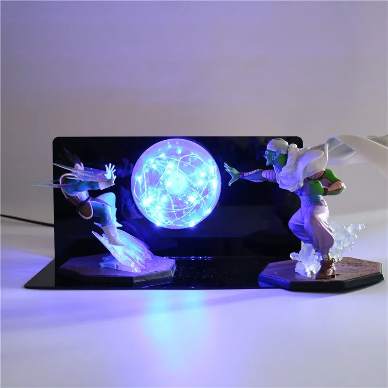 Dragon Ball Саян маленьких светодиодный ночник фигурки DIY Коллекционная аниме модель