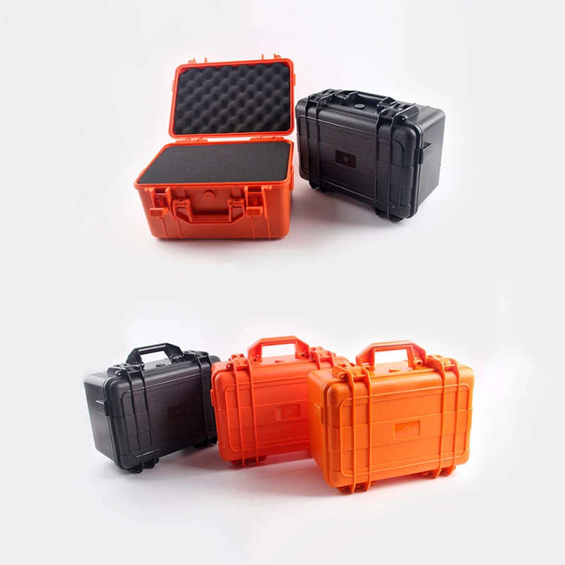 

357*269*187mm Protective safety box Toolbox Waterproof Equipment Instrument Box Shockproof Sponge Plastic Sealed Outdoor Case