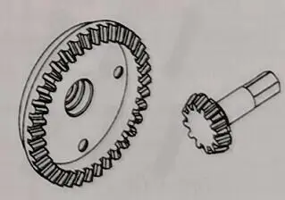 136045 diff gear части для FS10203 /FS11203 Багги FS racing/MCD/FG/CEN/REELY 1/5 масштаб Радиоуправляемый автомобиль