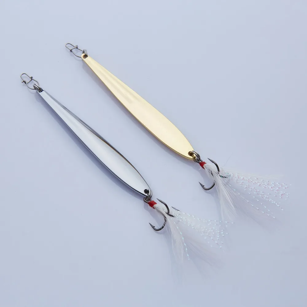 APADA Jigging 511 Javelin усиленный тройной крючок + перо 10 г 79 мм рыболовные приманки для