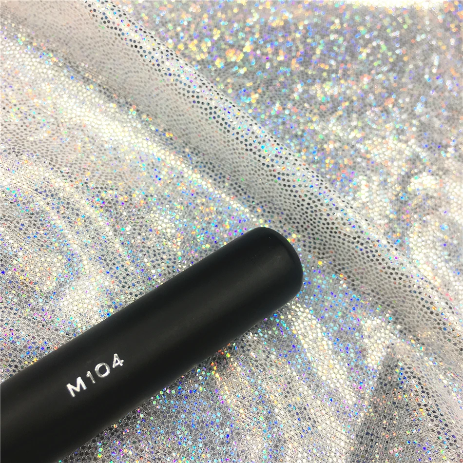 Высококачественная косметическая кисть для румян с угловатым наклоном M104 из черного натурального козьего волоса Beauty Cosmetic Tools