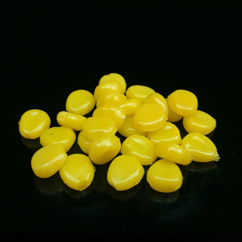 1000 шт./лот искусственные мягкие приманки поп-кукуруза для карпа набор рыболовных