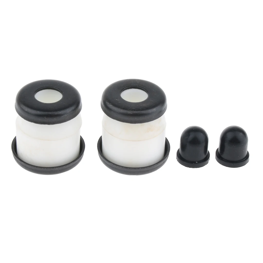 3.25in White MagiDeal скейтборд Ремонтный комплект втулки шайбы Pivot чашки для 2 грузовиков Замена Longboard Pivot чашки шайбы комплект - Цвет: 3.25in White