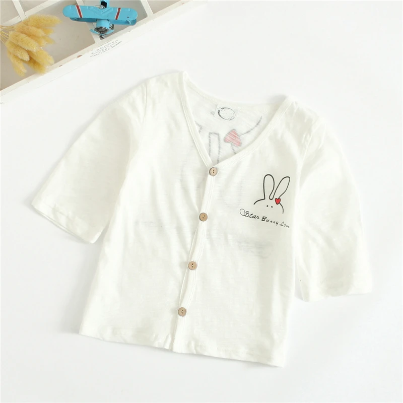 Кардиган для девочек с мультяшным рисунком летняя детская одежда верхняя