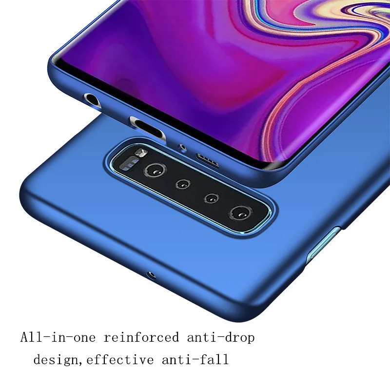 Luxury Simple Cover Protective Shockproof Phone Cases For Samsung Galaxy S10 Plus Ultra Slim Hard PC S10e Case | Мобильные телефоны
