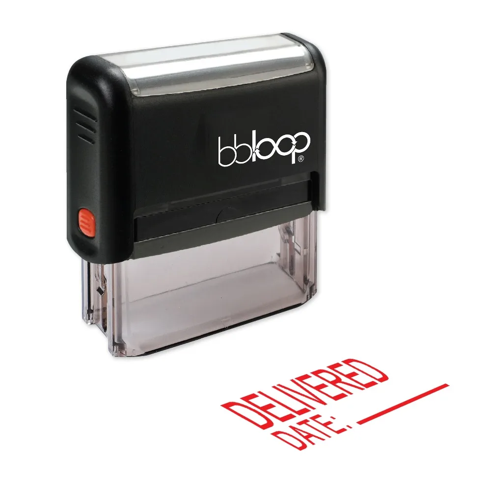 

Штамп BBloop, прямоугольный, с лазерной гравировкой