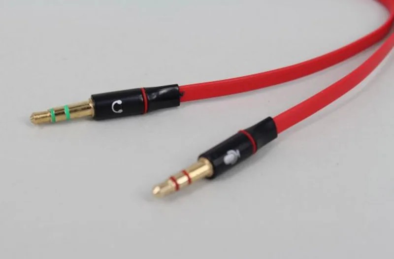ULIFART 3.5mm Female to 2 Male Headphone Mic Audio Y Splitter Flat Stereo Adapter Cable For Laptop | Компьютеры и офис
