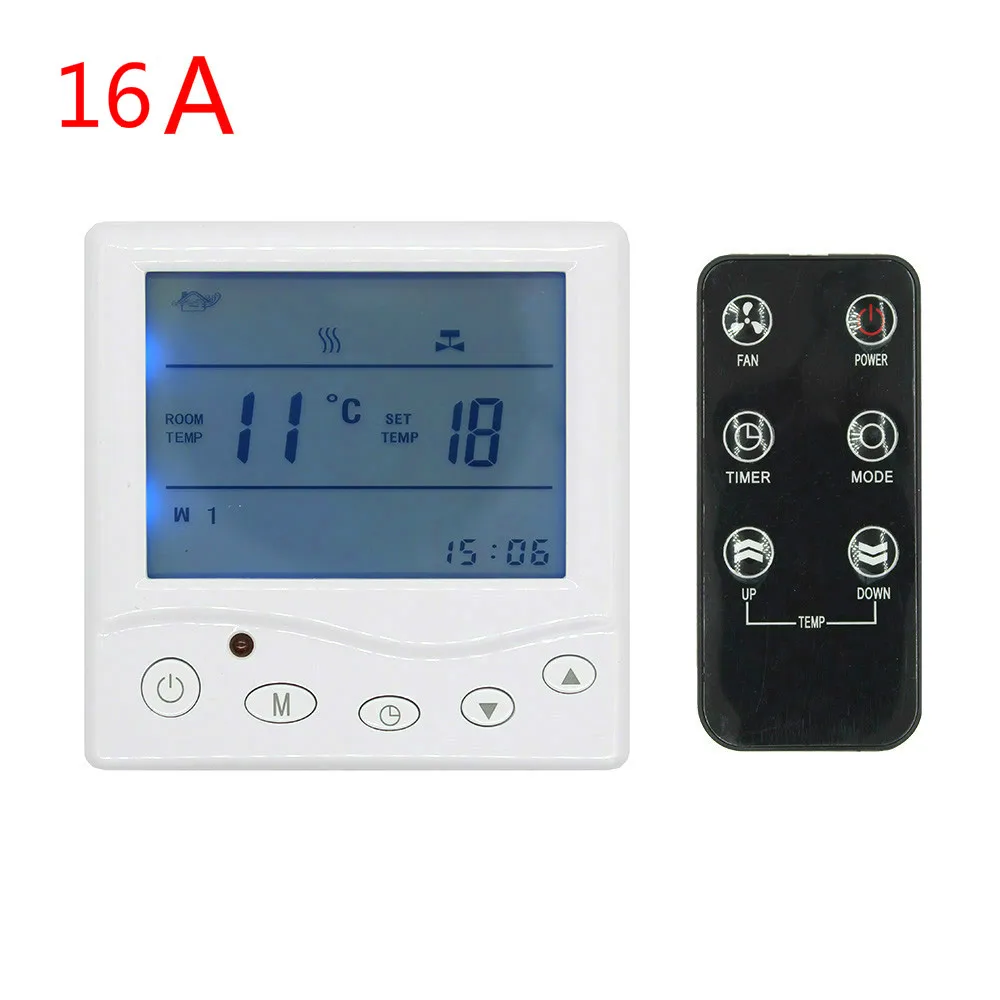 Программируемый термостат 16A 3A цифровой терморегулятор Радиоуправление для