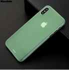 Ультратонкий матовый пластиковый чехол-накладка для iphone X XS Xs MAX XR 0,3 мм 11 Pro Xr Xs Max 6 6s 7 8 Plus