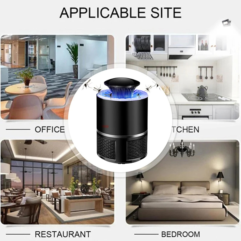 USB электрическая УФ-лампа Eiller от комаров, ehotocatalistic Eute Eome, светодиодный, Zapper, приманка, ловушка для насекомых, без излучения, Mata, против комаров