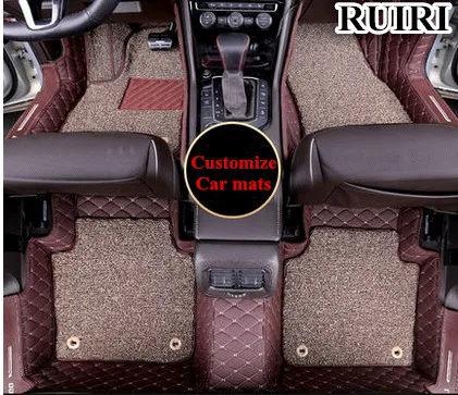 Хорошее качественные маты! Специальные автомобильные коврики для Toyota Camry Водонепроницаемые двухслойные Автомобильные ковры для Camry