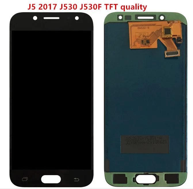 ЖК-для samsung Galaxy J5 2017 j530 J530F AMOLED ЖК-дисплей кодирующий преобразователь сенсорного
