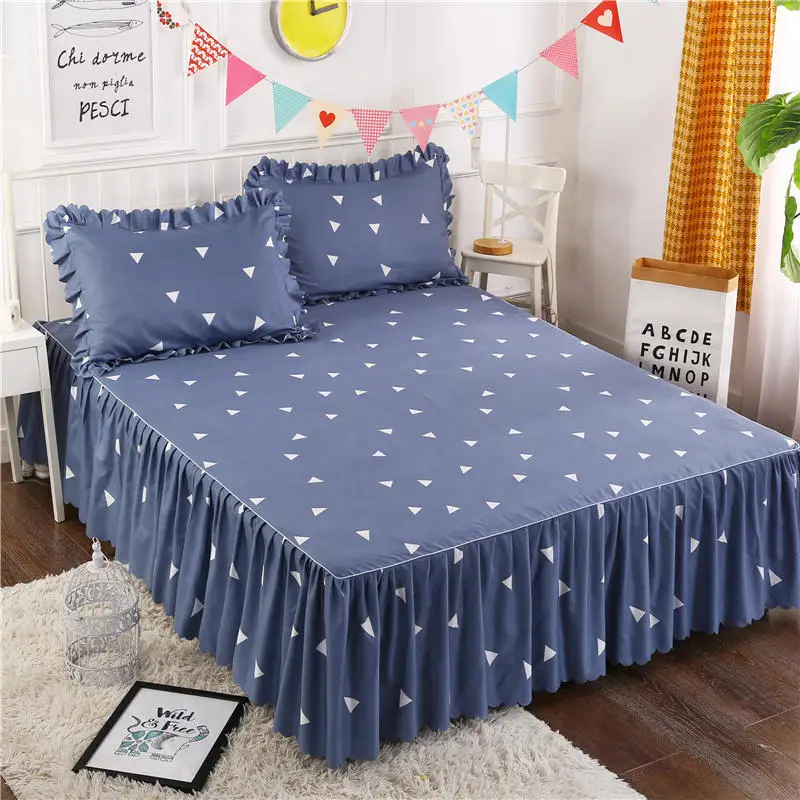 Простыня из крышка Изящные покрывало простынь Спальня юбок свадебных подарок на