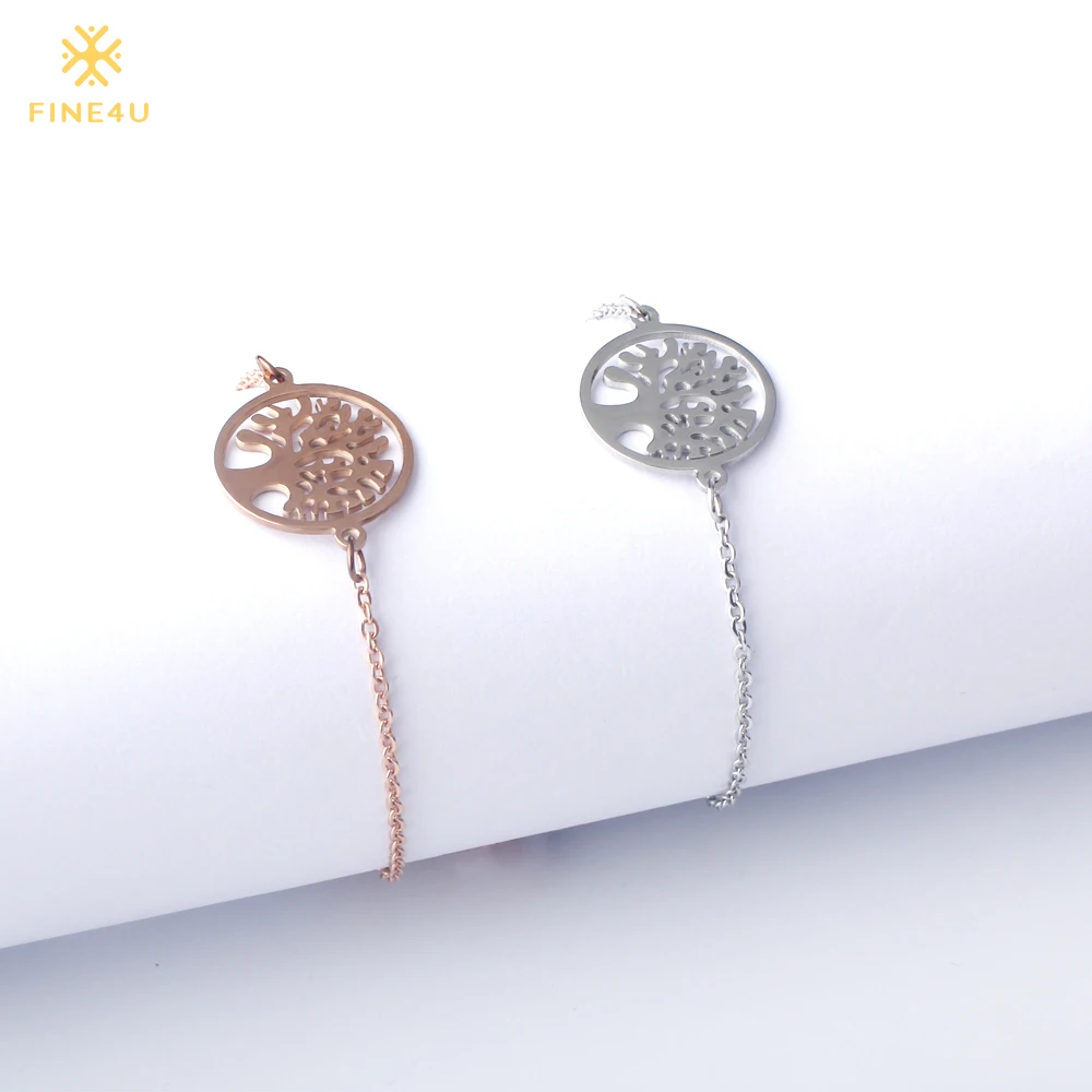 Женский браслет с звеньями из нержавеющей стали | Украшения и аксессуары