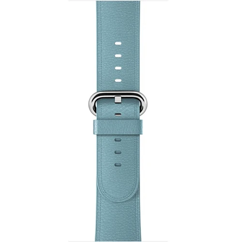 Bird feather blue Кожаный ремешок для apple watch 38 мм 42 мм iwatch 4 ремешок 44 мм 40 мм Lychee классический браслет ремешок для apple watch 4 3 2 1 - Цвет ремешка: Bird feather blue