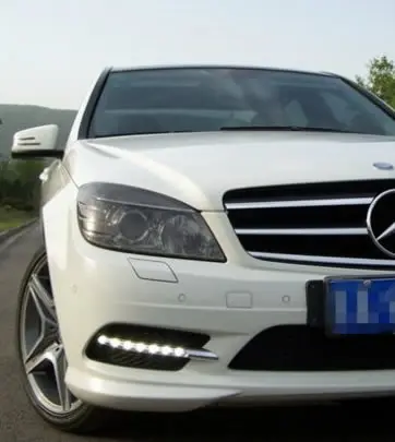 Передний абажур лампы оболочки фары крышка фары оболочки для 2007-2010 Benz C Класс W204 C180 C200 C220 C250 C280 C300