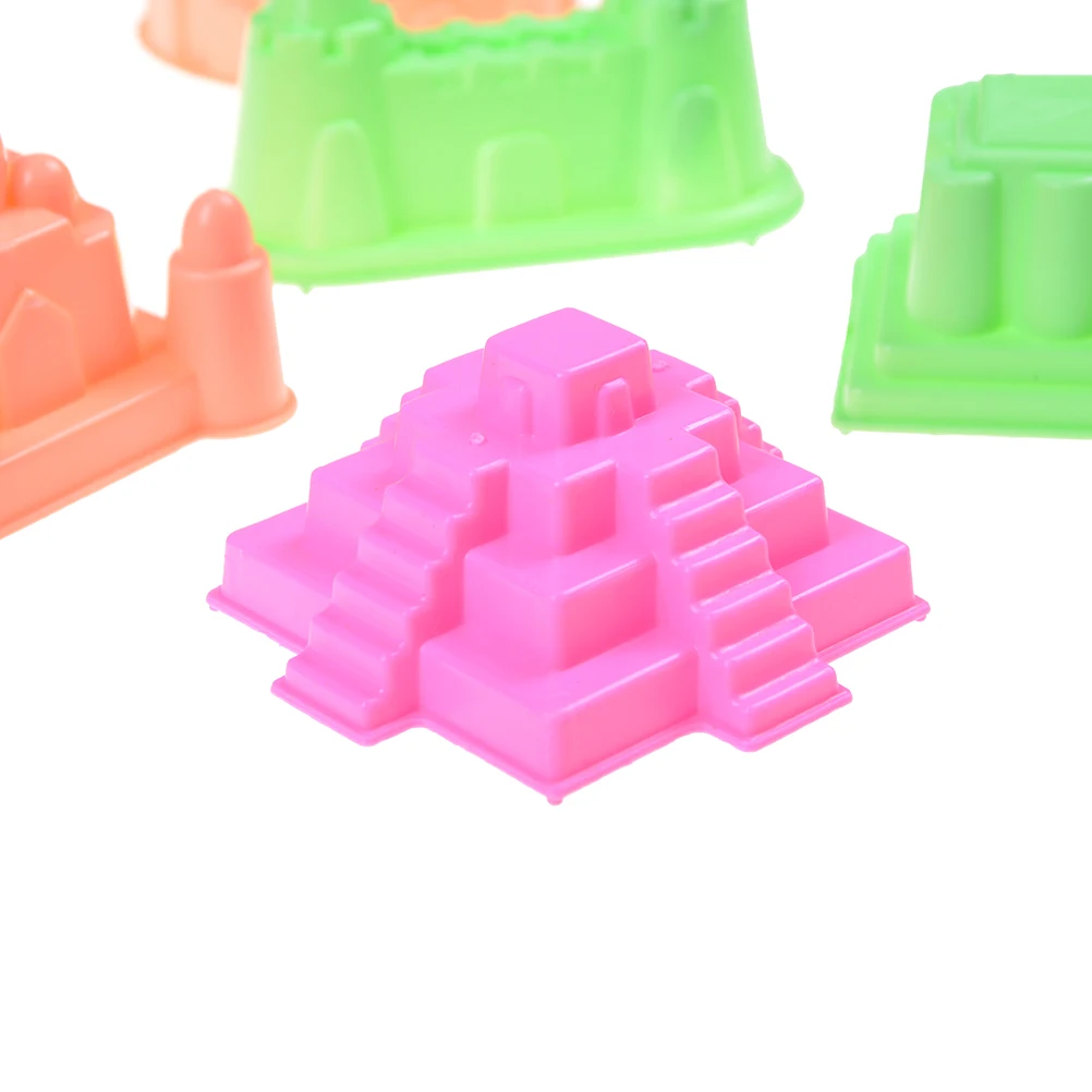 6 шт./компл. формочка в виде замка из песчаной глины портативная детская
