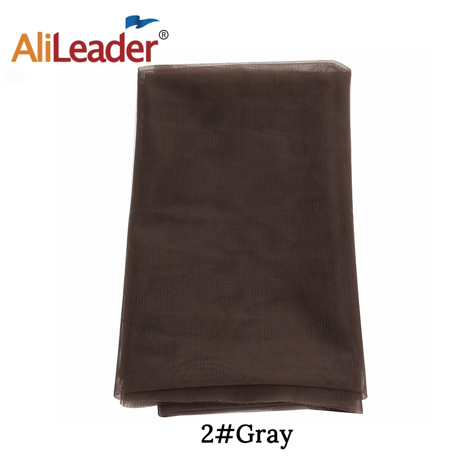 Alileader швейцарский кружевной узор сеть для изготовления парик топ закрытия