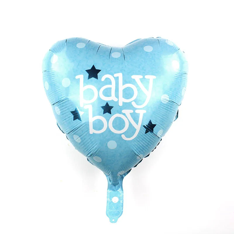 18in AX baby Boy 5 шт./лот, Детские фольгированные воздушные шары, гелиевые шары для мальчиков и девочек, для дня рождения, вечеринки, девичьи украшения, air balao, Классические игрушки - Цвет: 18in AX baby Boy