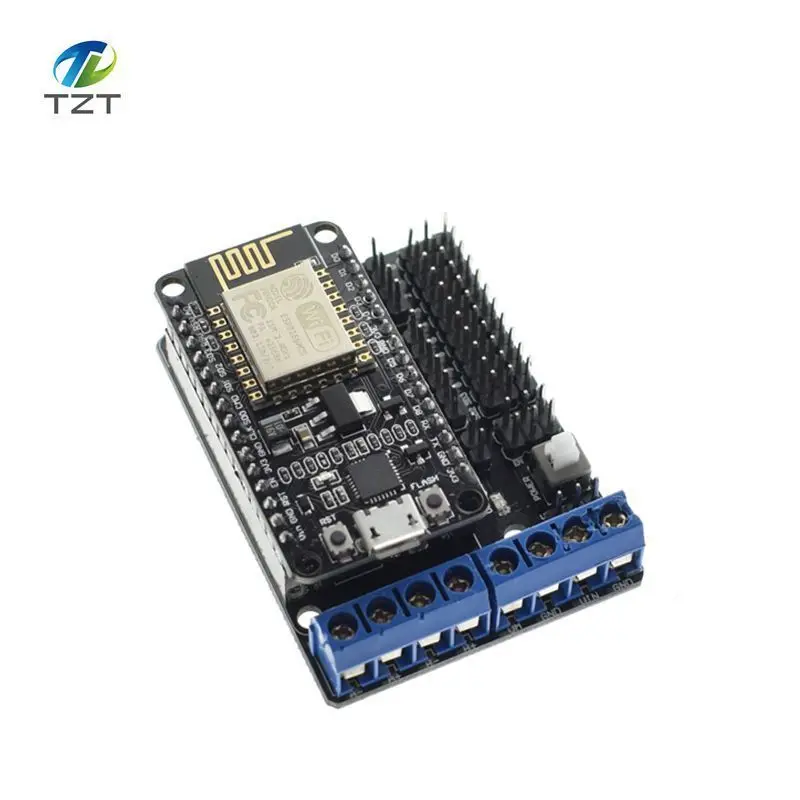 TZT NodeMCU щит для платы двигателя L293D ESP 12E ESP8266 esp Набор diy rc игрушка wifi умный