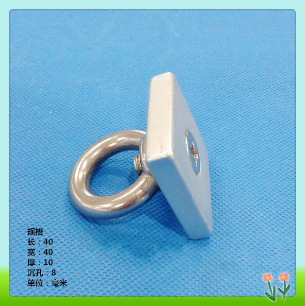 Нескользящие сильные магниты 40*40*10 мм спасательное магнитное поле