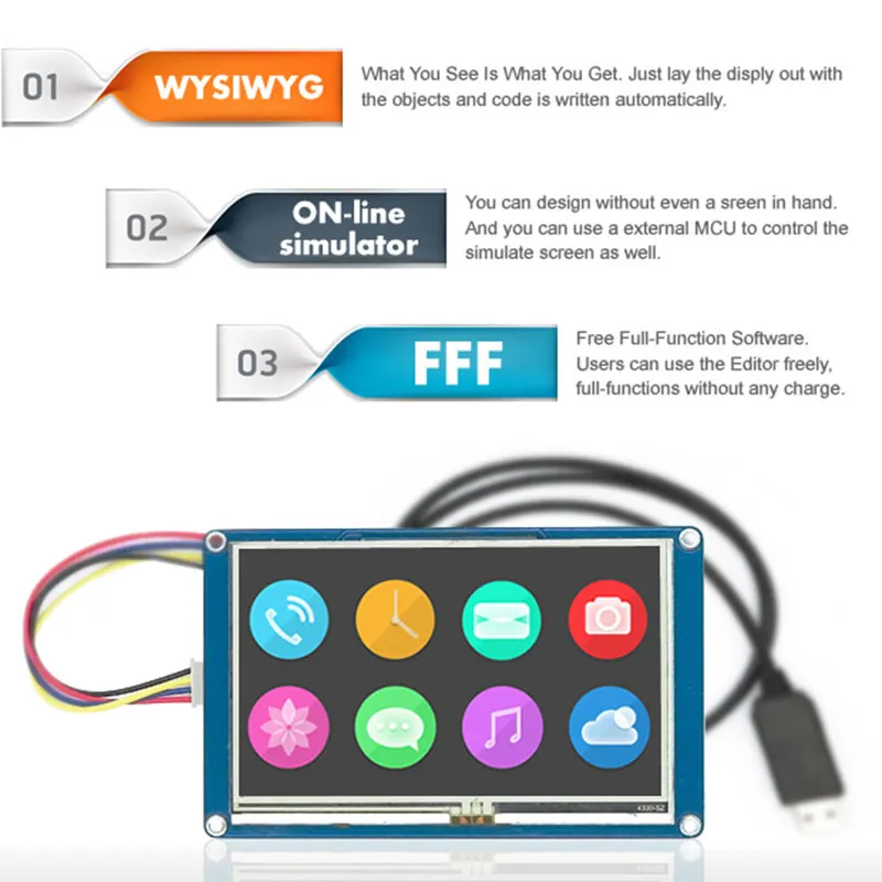 Nextion 3 5 &quotHMI ЖК дисплей сенсорный экран для Arduino Raspberry Pi MMDVM точка