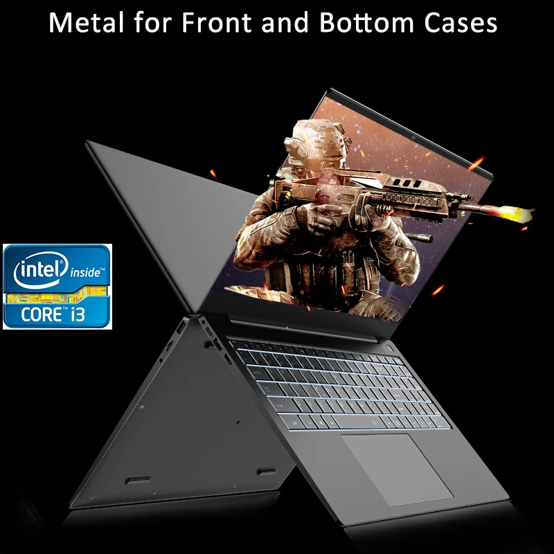 GMOLO 15,6 I3 5005U 8 ГБ 512 ГБ/256 ГБ SSD 15,6 дюймов 1920*1080 безрамочный HD экран металлический игровой ноутбук