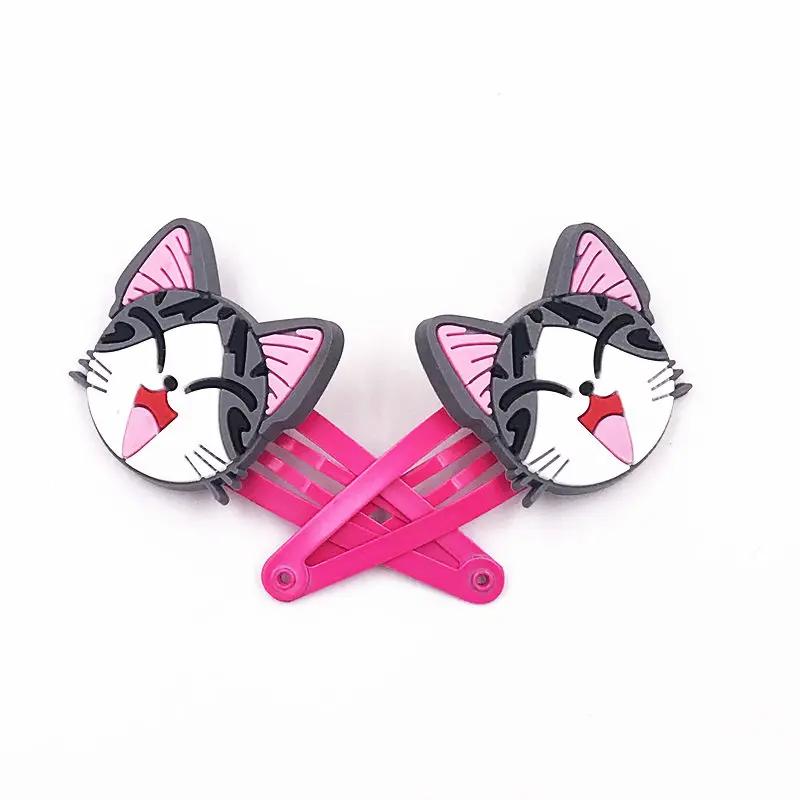 2 шт Лягушка Сова чи Кошка слон животное шпильки для волос девочек аксессуары и