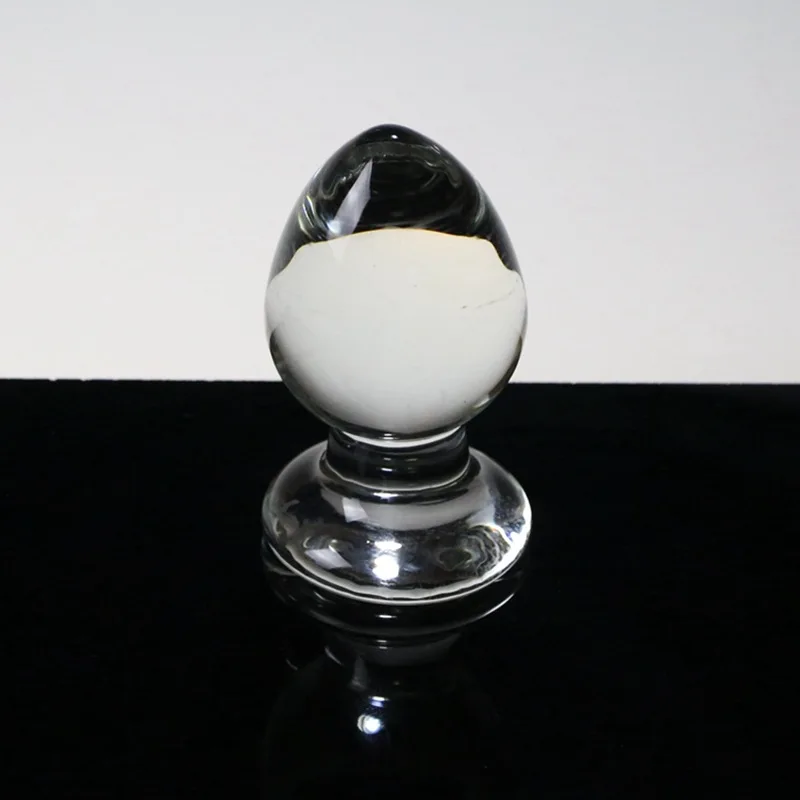 Супер Большие Анальные бусины стеклянная Хрустальная Анальная пробка секс