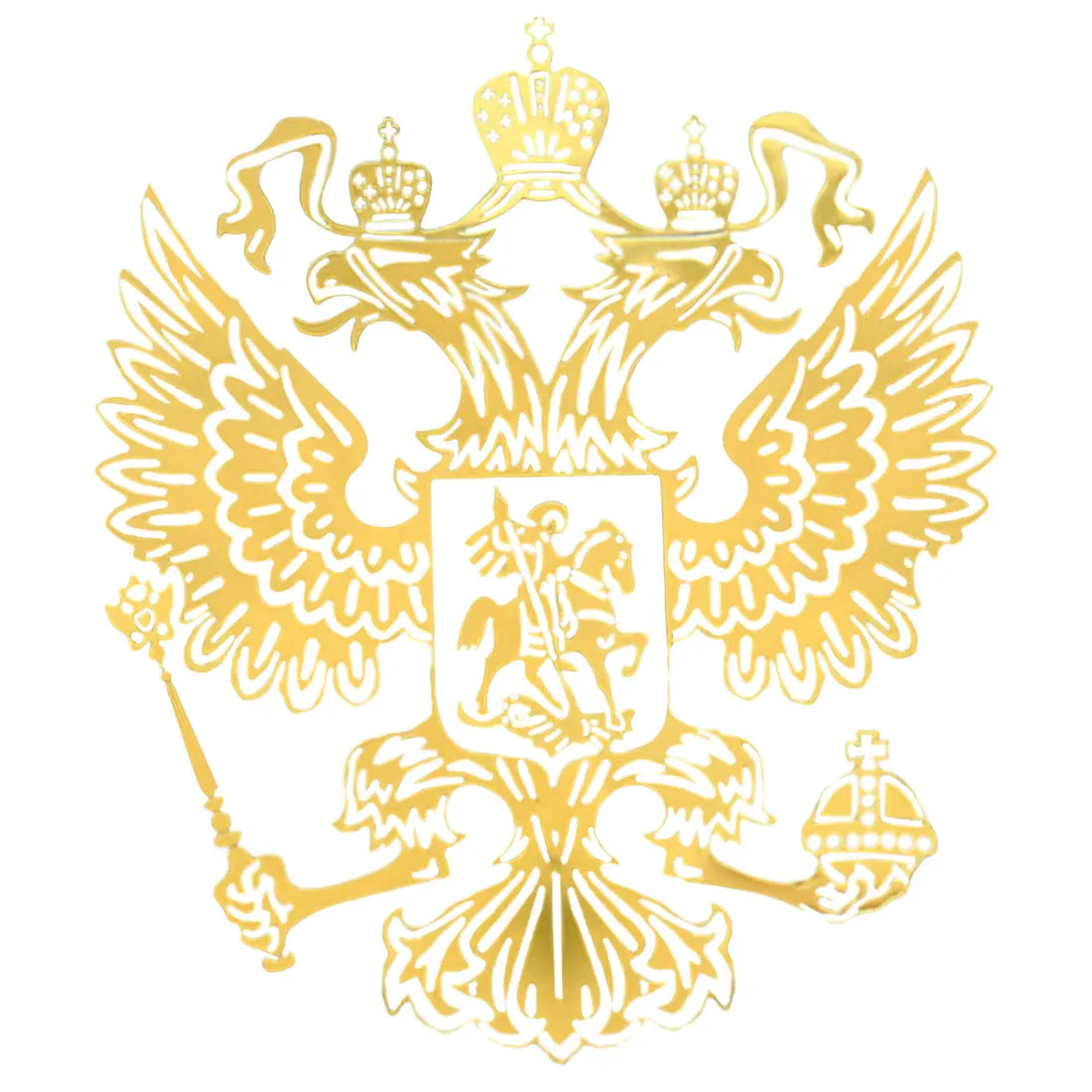 Dewtreetali 6 0*5 4 см 9 0*8 герб Россия никелевая металлические наклейки Российская