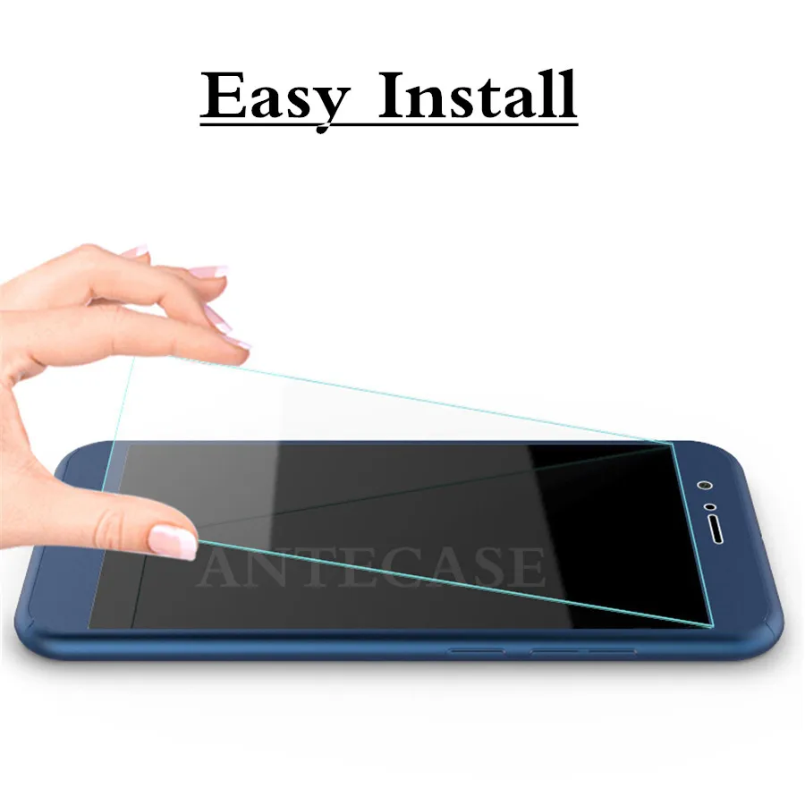 Чехол для Huawei Y5 Y6 Y7 Prime Y9 2018 чехол P8 P9 Lite 2017 P10 P20 Pro Mate 10 20 телефона 360 из закаленного