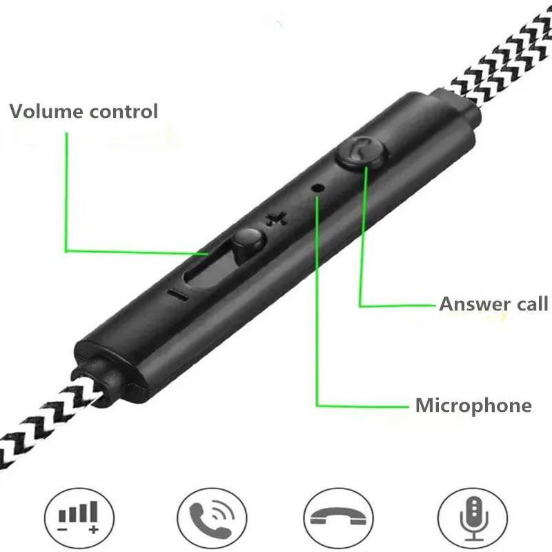Original SHINI Q940 3.5mm Headphones Stereo Bass Music Earphone Ear Hook Headset fone de ouvido For MP3/4 Computer Mobile Phone |