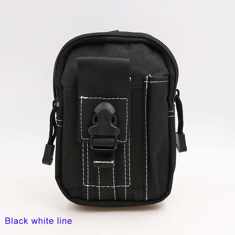 Black white line Открытый Универсальный телефон для Ulefone power 5 Armor 2 S8 Pro Mix 2 Париж камуфляжная сумка спортивная сумка ремень крюк кобура поясной чехол - Цвет: Black white line
